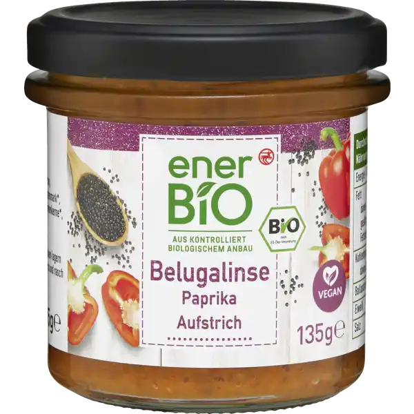 Belugalinse Paprika Aufstrich