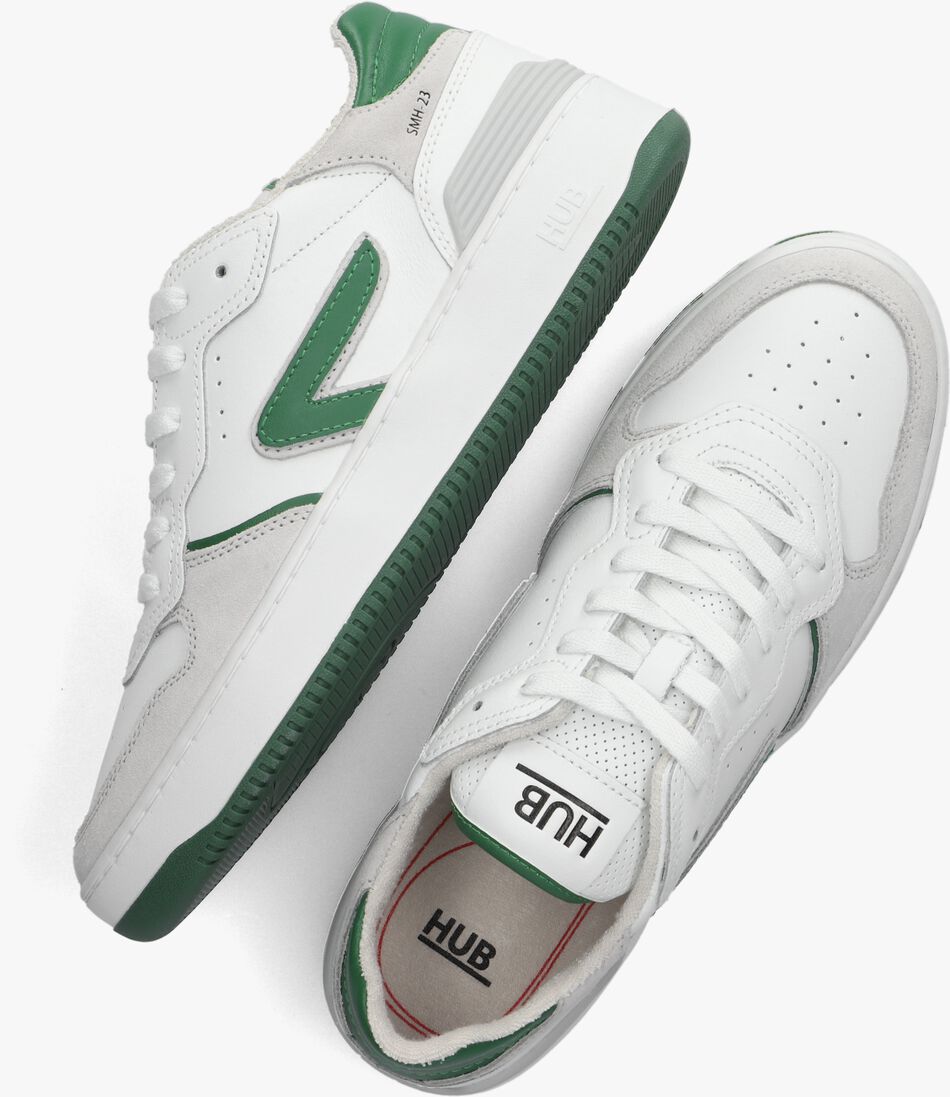 HUB witte hub lage sneakers smash heren