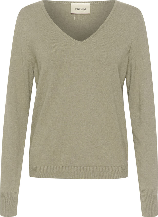 Cream CRDela Knit Pullover Overland trek