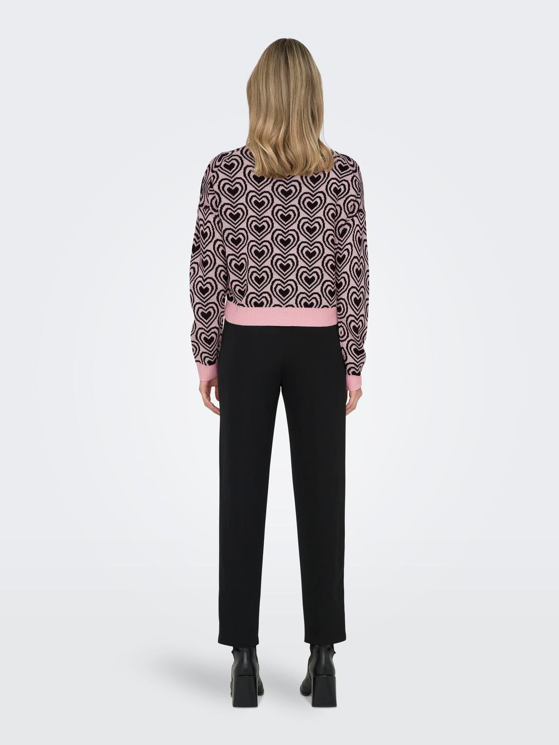 ONLBETTY Strickpullover Silver Pink