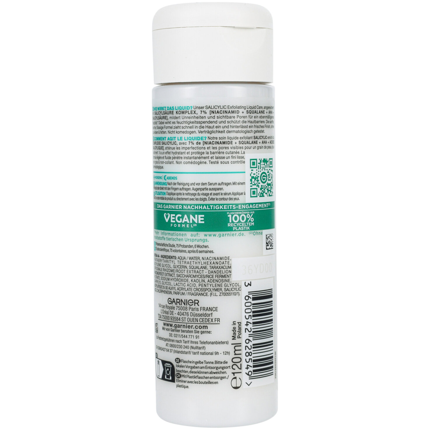 Garnier Salicylic Exfoliating Liquid Care