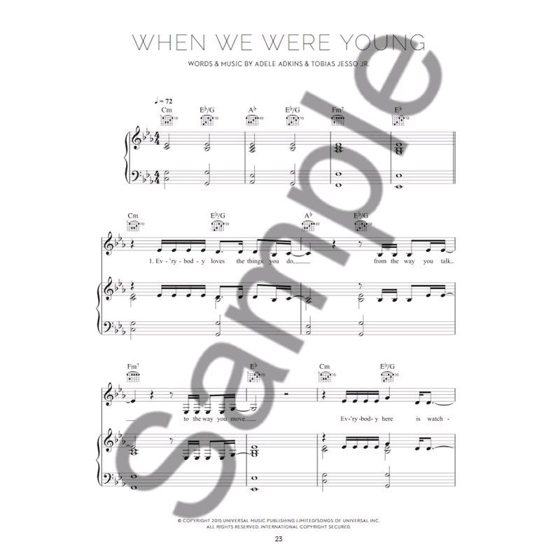Wise Publications - Adele 25 - songbook voor piano, zang, gitaar