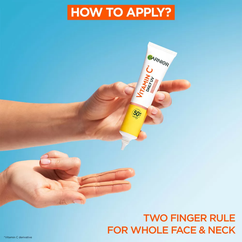 Garnier Skinactive Vitamin C Sheer Glow Uv Fluid For Dull Skin - 40 ml.