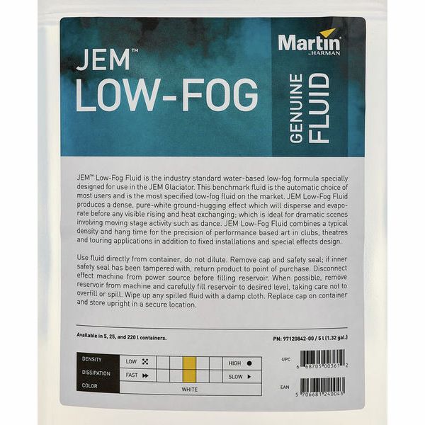 Martin by Harman Jem Low-Fog 5l