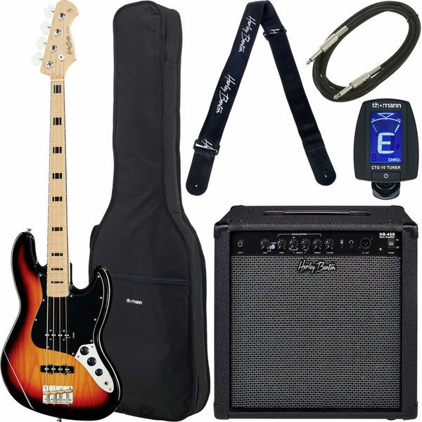 Harley Benton JB-75SB MN Vintage Seri Bundle