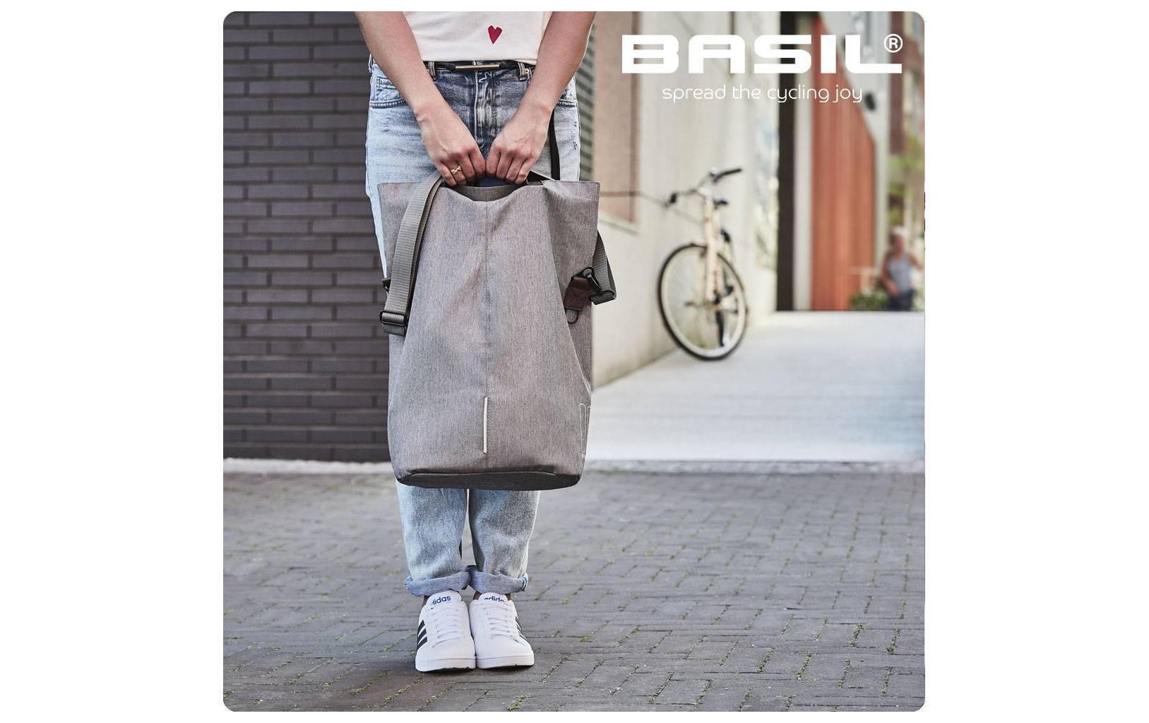Fahrradtasche City ShopperGepäckträgertasche, Grau