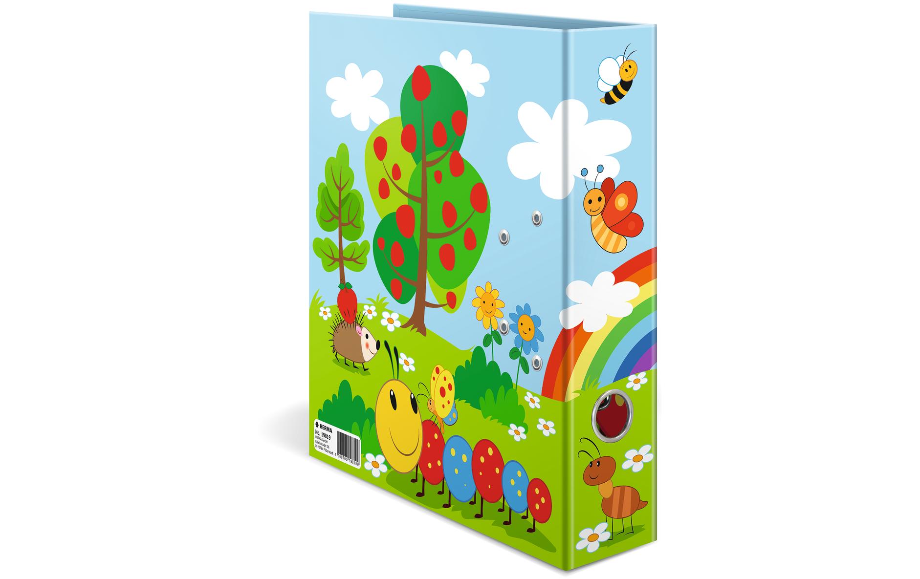 Ordner Frireda und Friends A4 7 cm, RotMotivordner im A4 Format mit Hebelmechanik und Griffloch