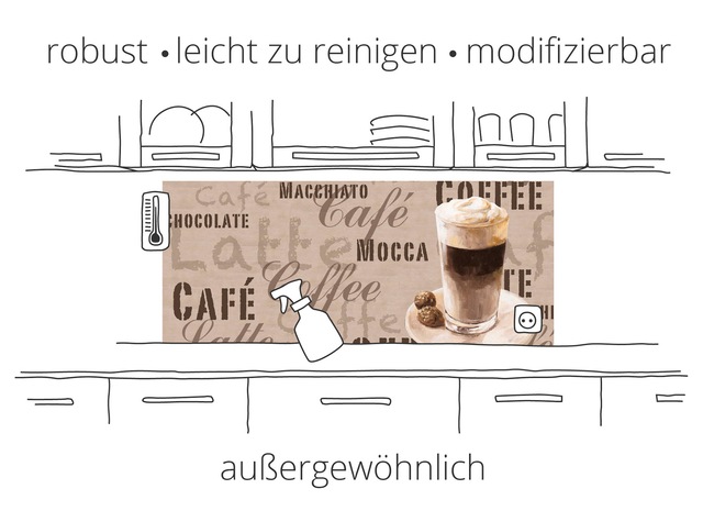Artland Küchenrückwand »Mediterranes und italienisches Essen« Alu Spritzschutz mit Klebeband, einfache Montage