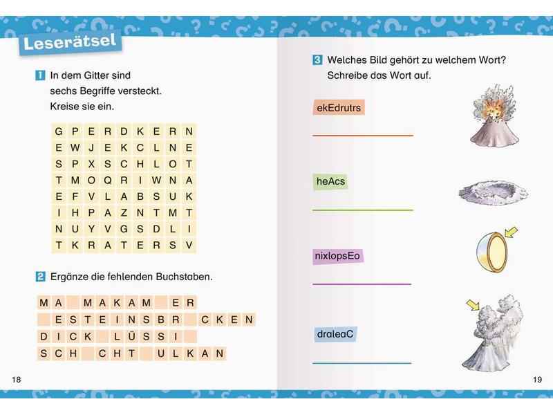 Ravensburger Kinder-Sachbuch WWW Erstleser: Vulkane Band 2 Spielerisch lesen lernen