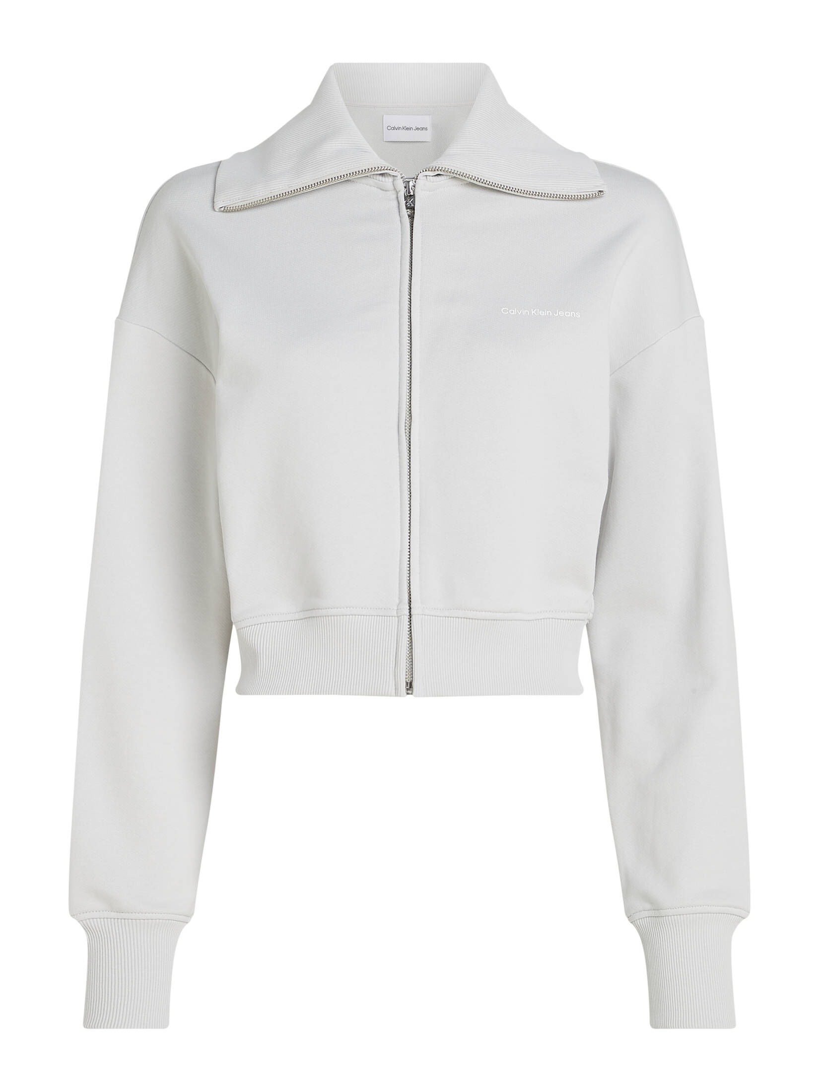 CALVIN KLEIN JEANS| Damen Sweatjacke aus Bio-Baumwolle