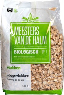 De Halm Roggevlokken Biologisch 500GR