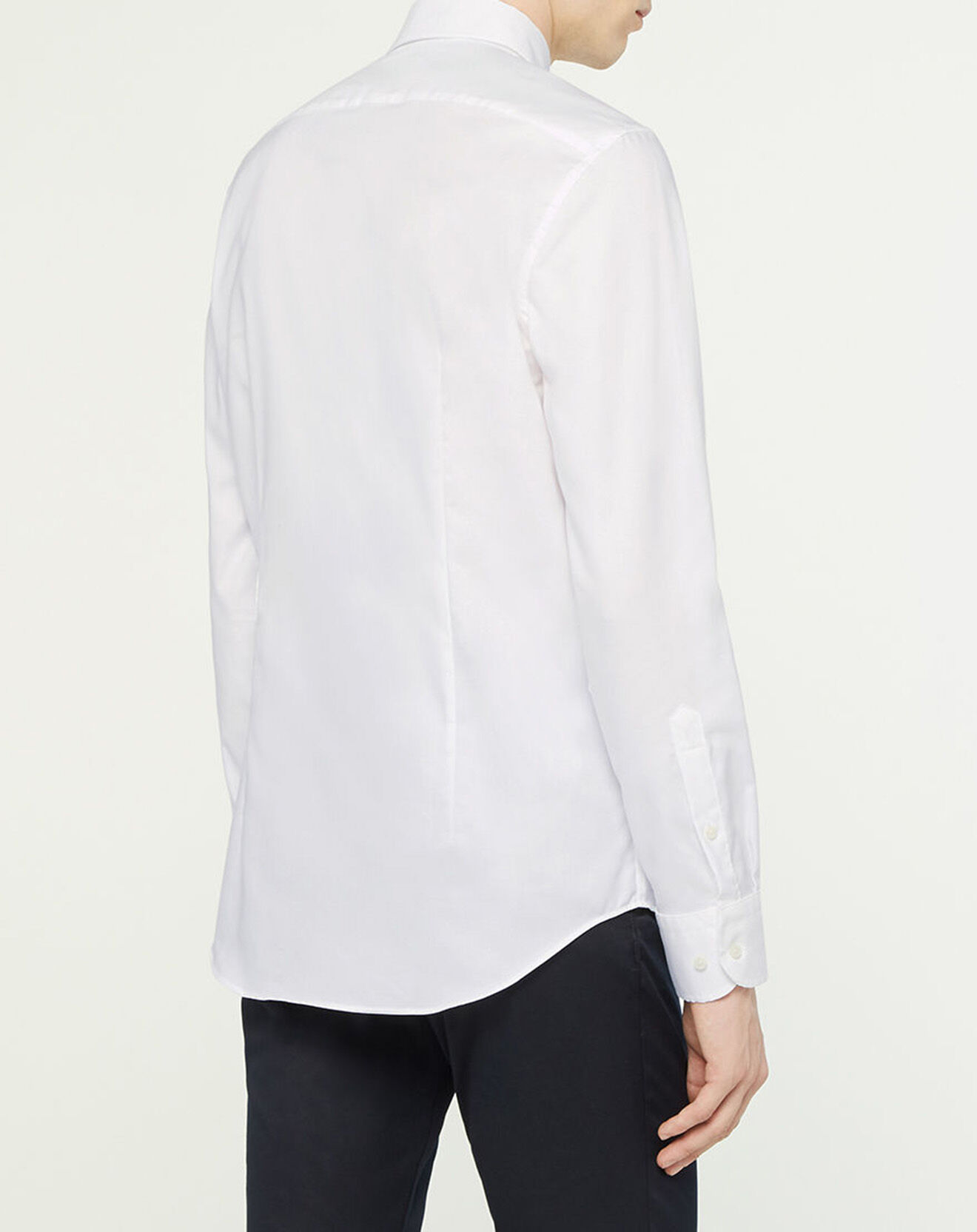 Tommy Hilfiger Chemise Slim Dobby blanche