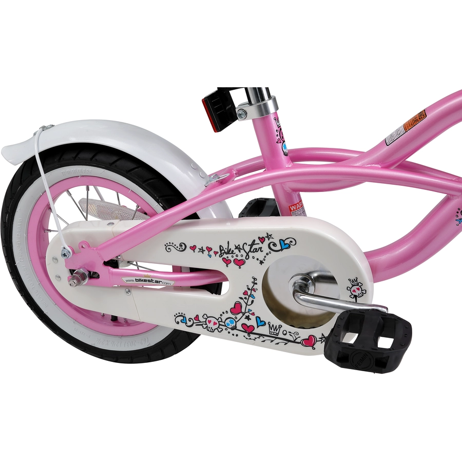 Bikestar Kinderrad 12 Zoll Cruiser pink
