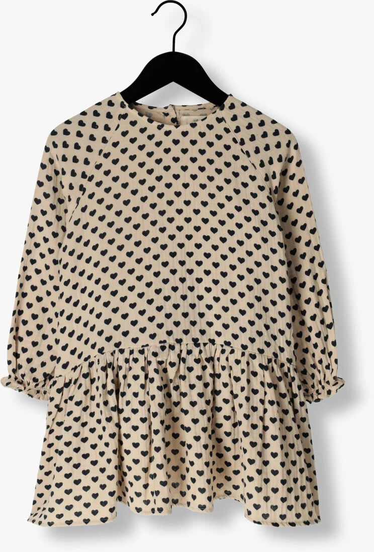KONGES SLOJD beige konges slojd mini jurk coco dress