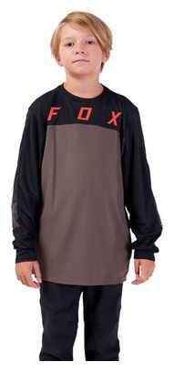 Maillot à manches longues Fox Junior Defend Race Marron