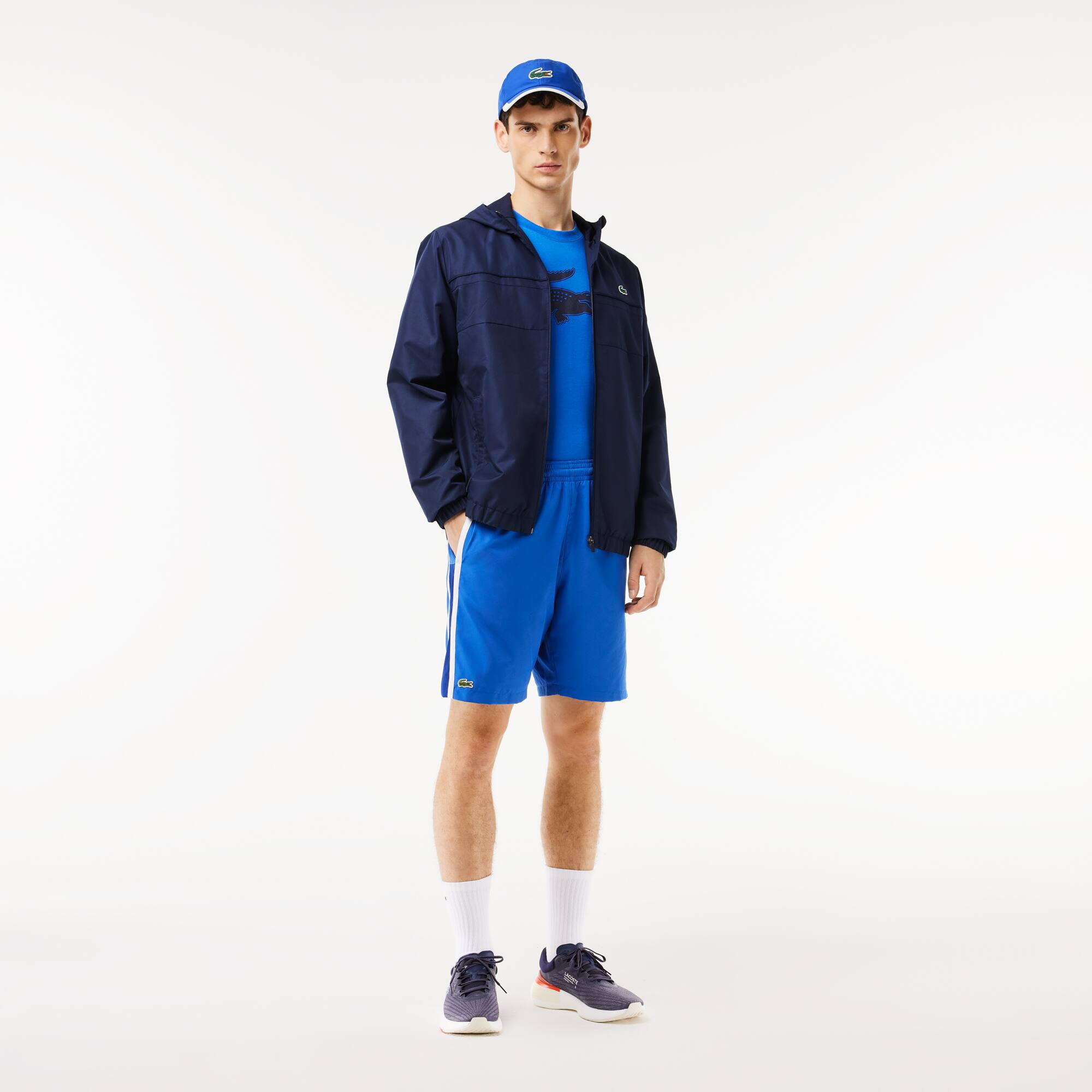 Short léger Lacoste SPORT à empiècements color-block Shorts - Bleu - Lacoste - Homme