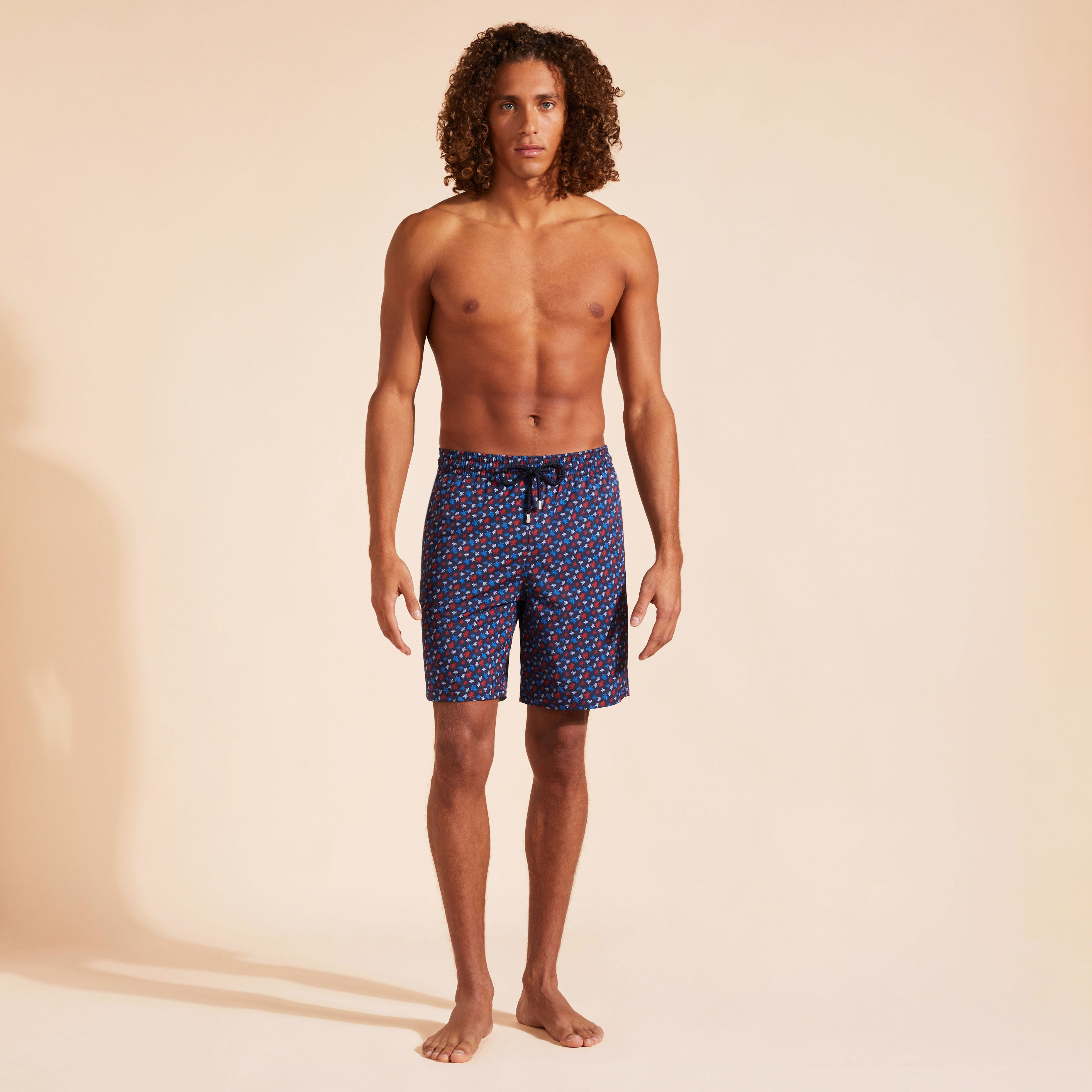 Maillot de Bain Long Homme Micro Ronde Des Tortues Rainbow