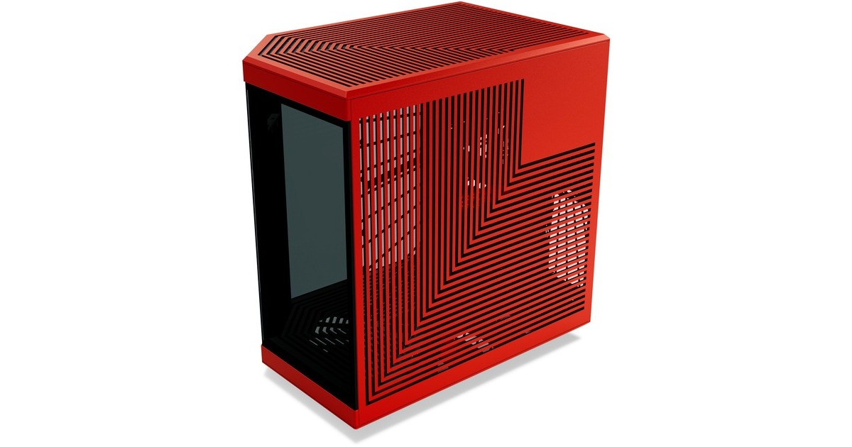 HYTEY70 Touch Infinite midi tower behuizing  (Zwart | 2x USB-A | 1x USB-C | Tempered Glass)