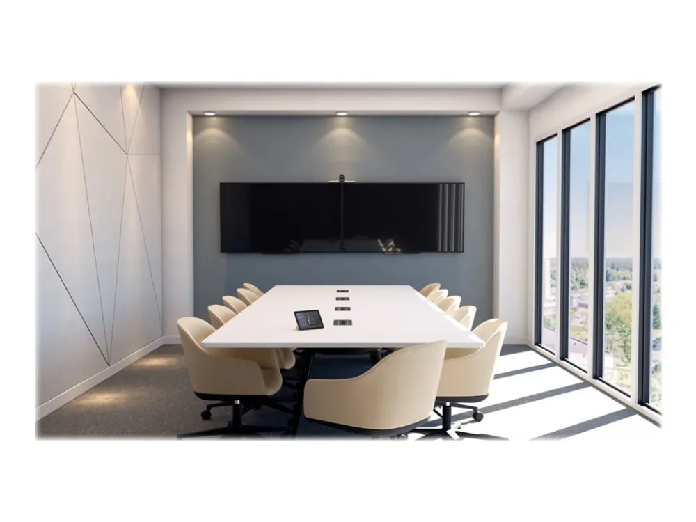 Poly Studio E70 - Konferencekamera - indendørs - farve - 2 x 20 MP - 3840 x 2160 - 4K, 2160p - audio - LAN - USB-C - PoE