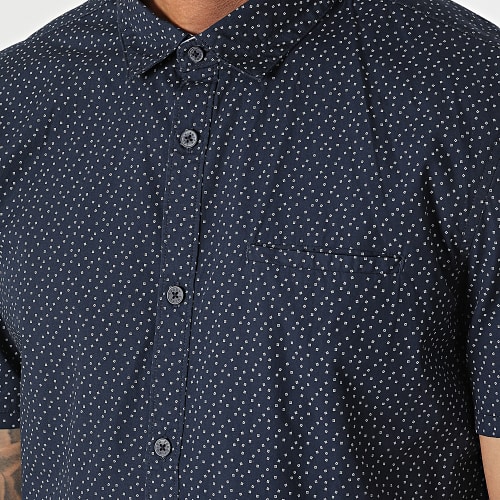 Chemise Manches Courtes Cut 10711556D Bleu Marine