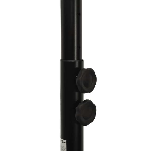 vidaXL Basketballstativ hvit 216-250 cm polyeten