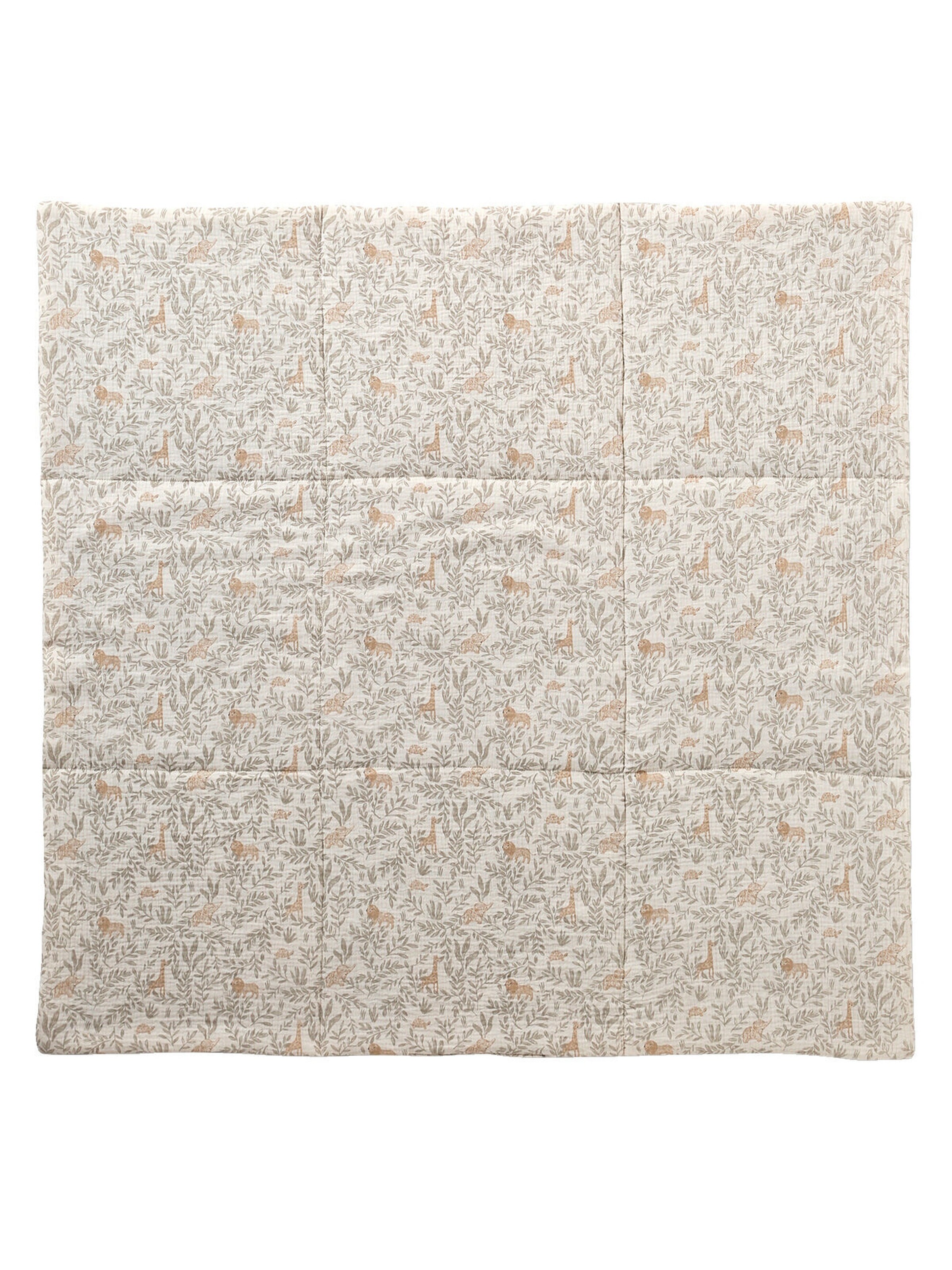 Vertbaudet Baby Spieldecke/Laufstalleinlage BABYLON beige bedruckt