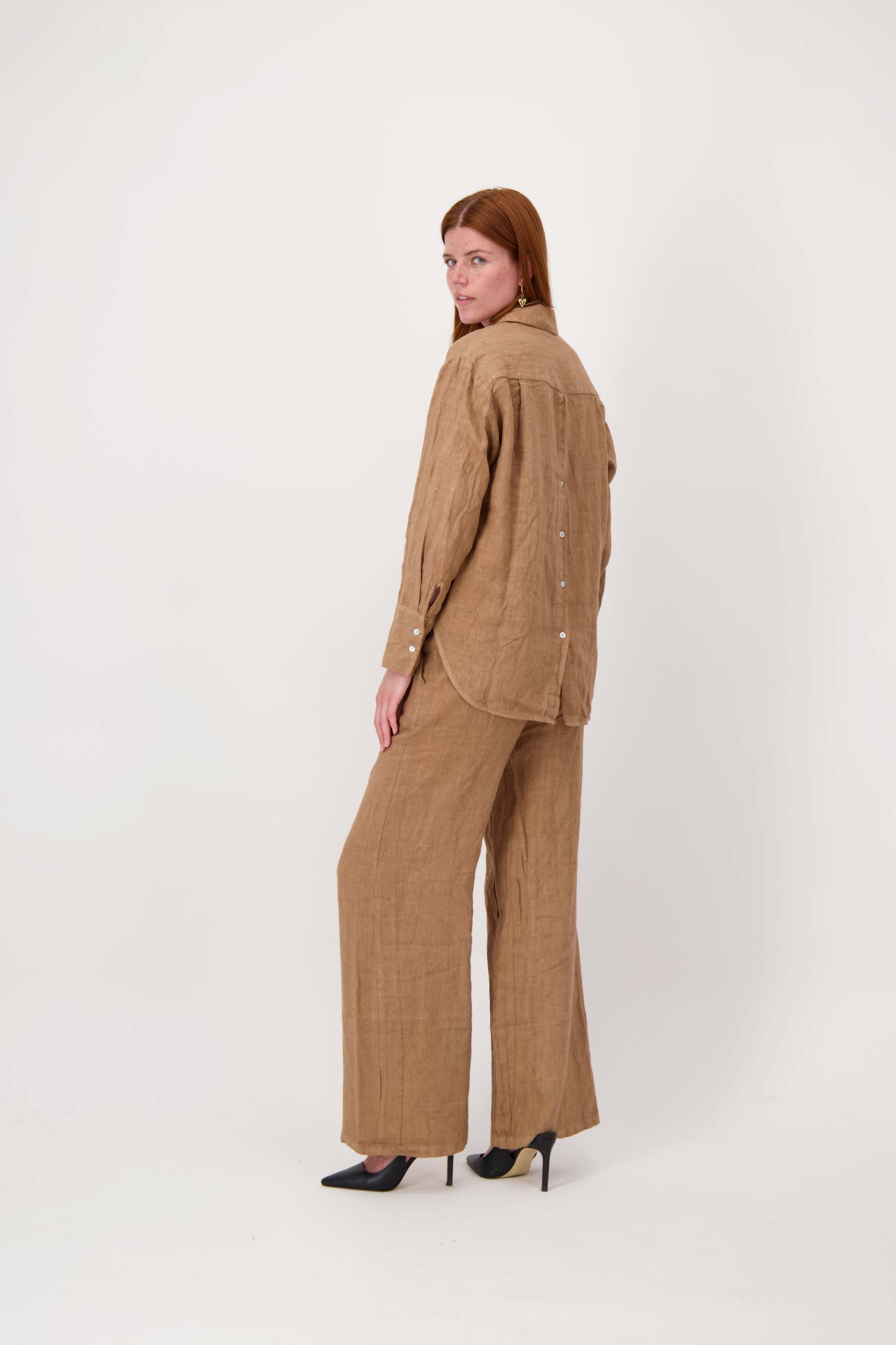 100% linnen broek