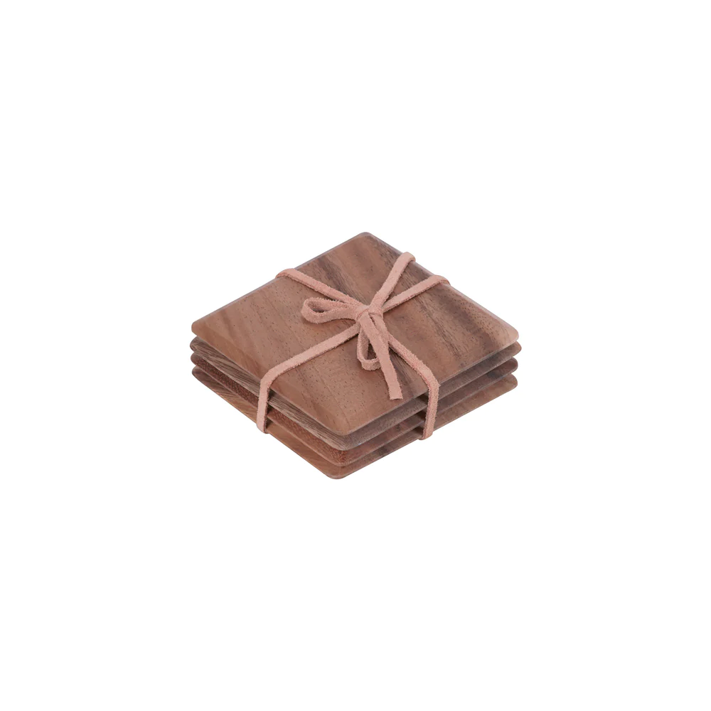 Set de 4 dessous de verres en acacia T&G Woodware