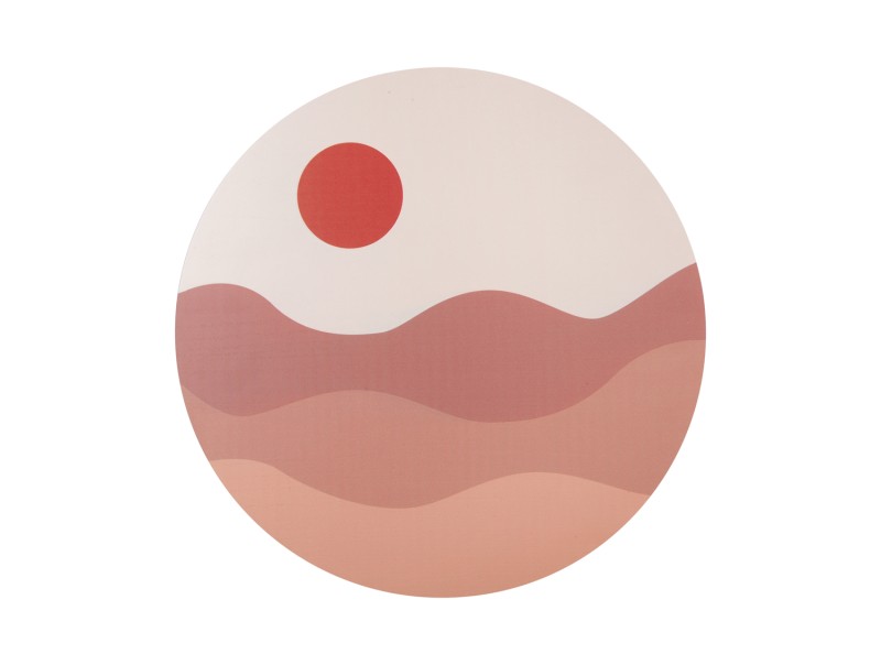 Wall Art Sunset PT3891BR Clay brown