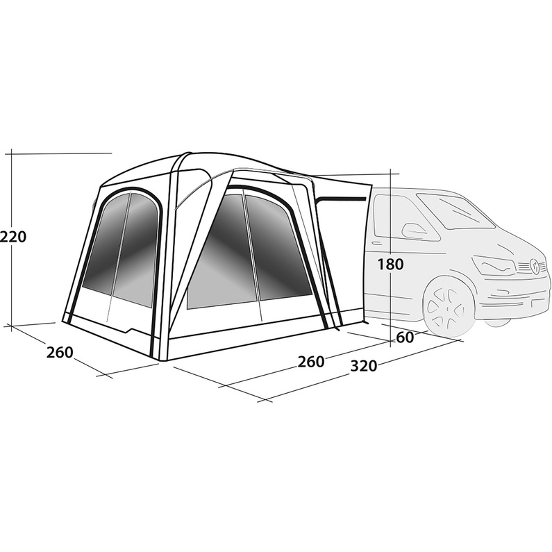 Outwell Bremburg Air Vorzelt
