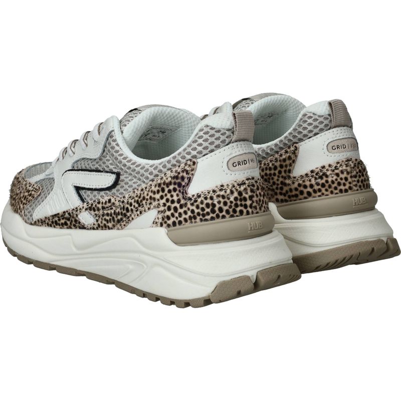 HUB Grid M52 Sneakers Beige Dames