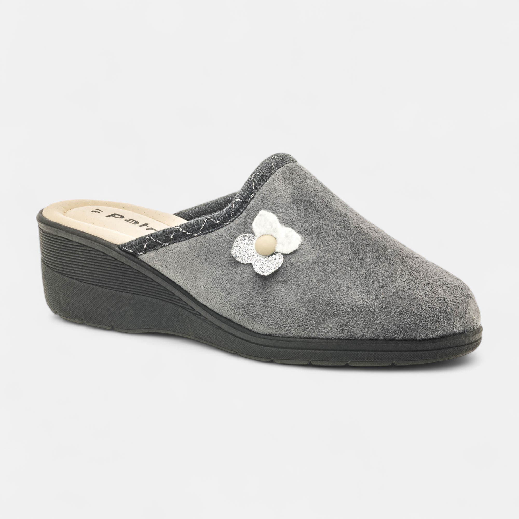 Pantoufles sabots Femme gris