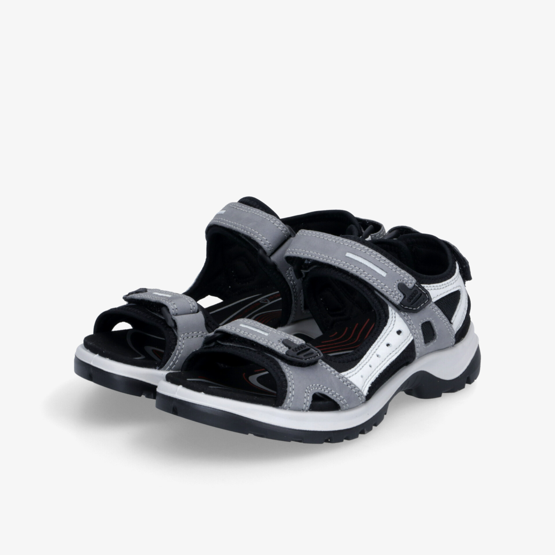ecco Offroad Yucatan Damen Trekkingsandalen grau