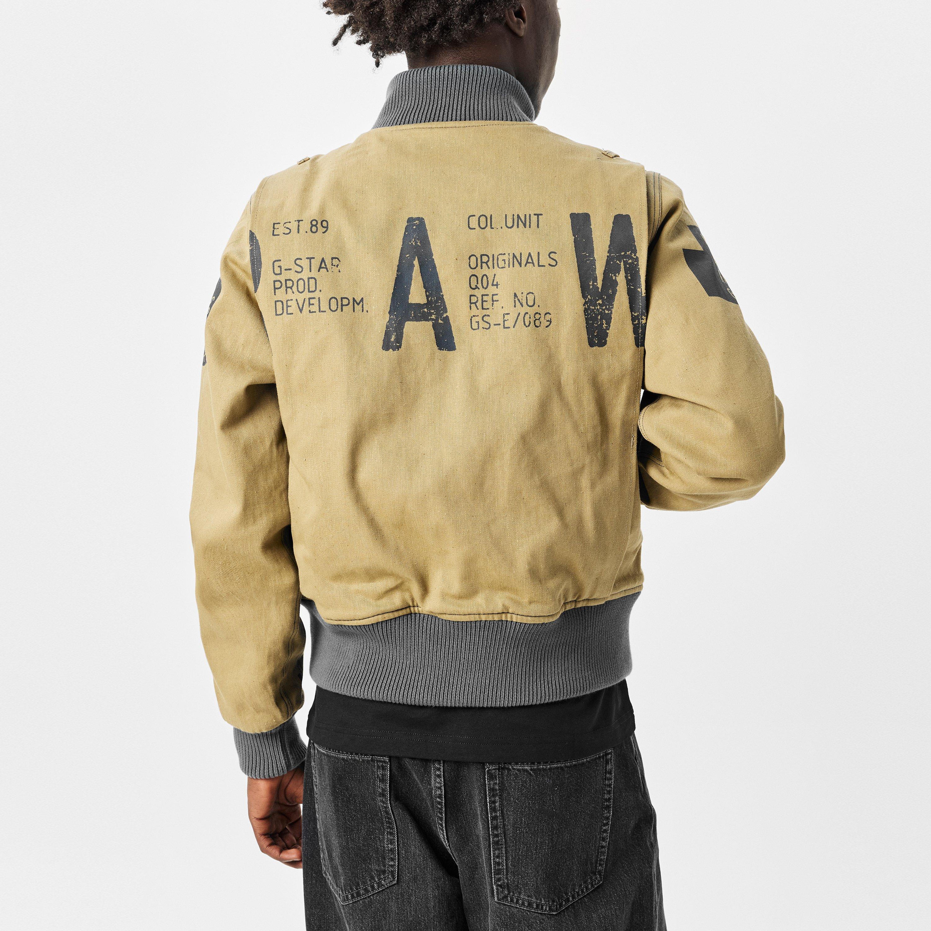 G Star E Selvedge Bomber Jacket