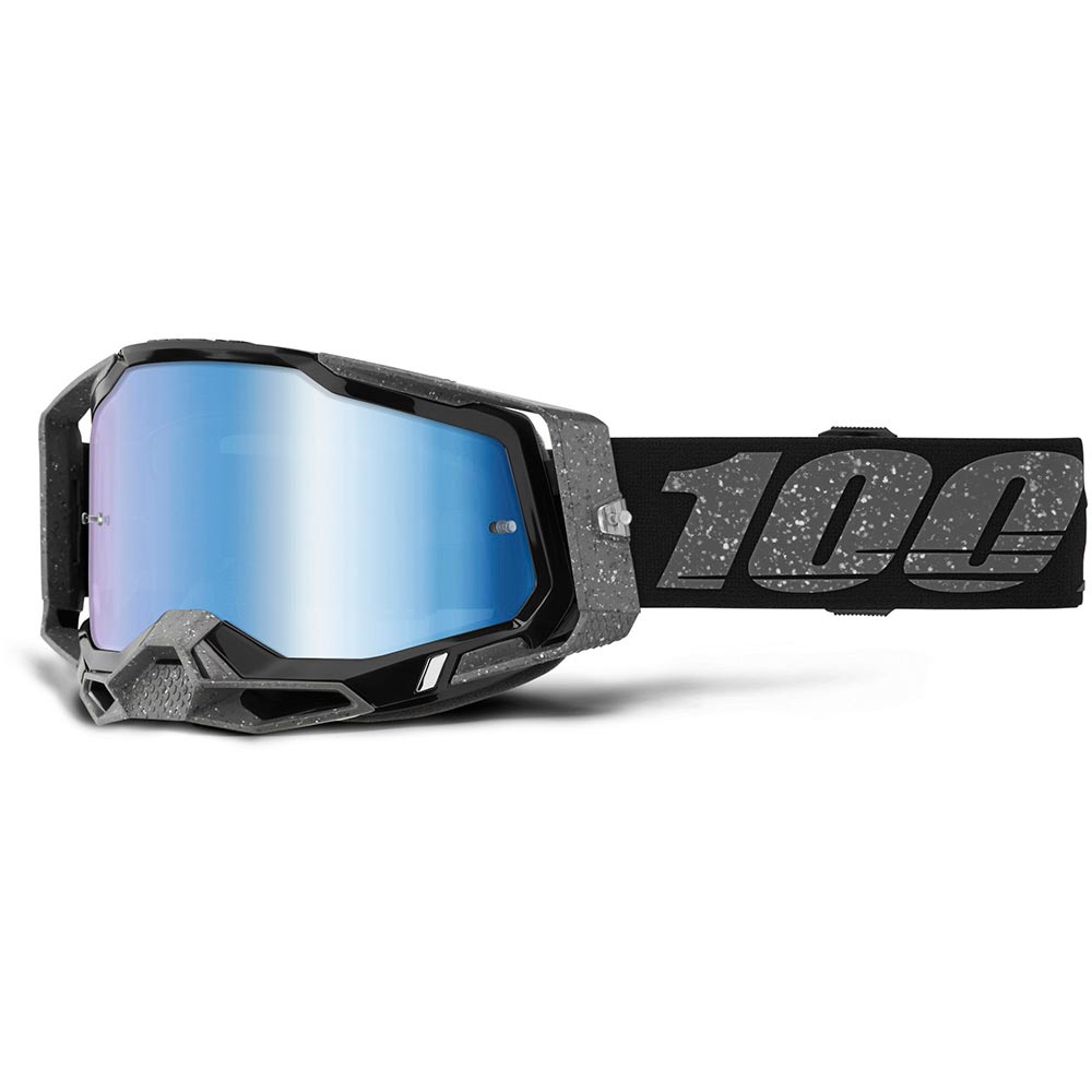 100% - Masque Racecraft 2 Kos - Blue Mirror Argent / Noir