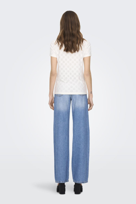 Jacqueline de Yong witte dames t-shirt