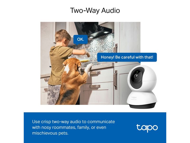 TP-Link Netzwerkkamera Tapo C220 Schwenken/Neigen AI Home Security Wi-Fi Kamera