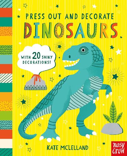 Press Out and Decorate: Dinosaurs - Press Out and Colour (Board book)