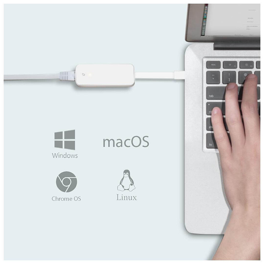 TP-Link UE300C - Adaptateur USB Type-C vers Gigabit Ethernet