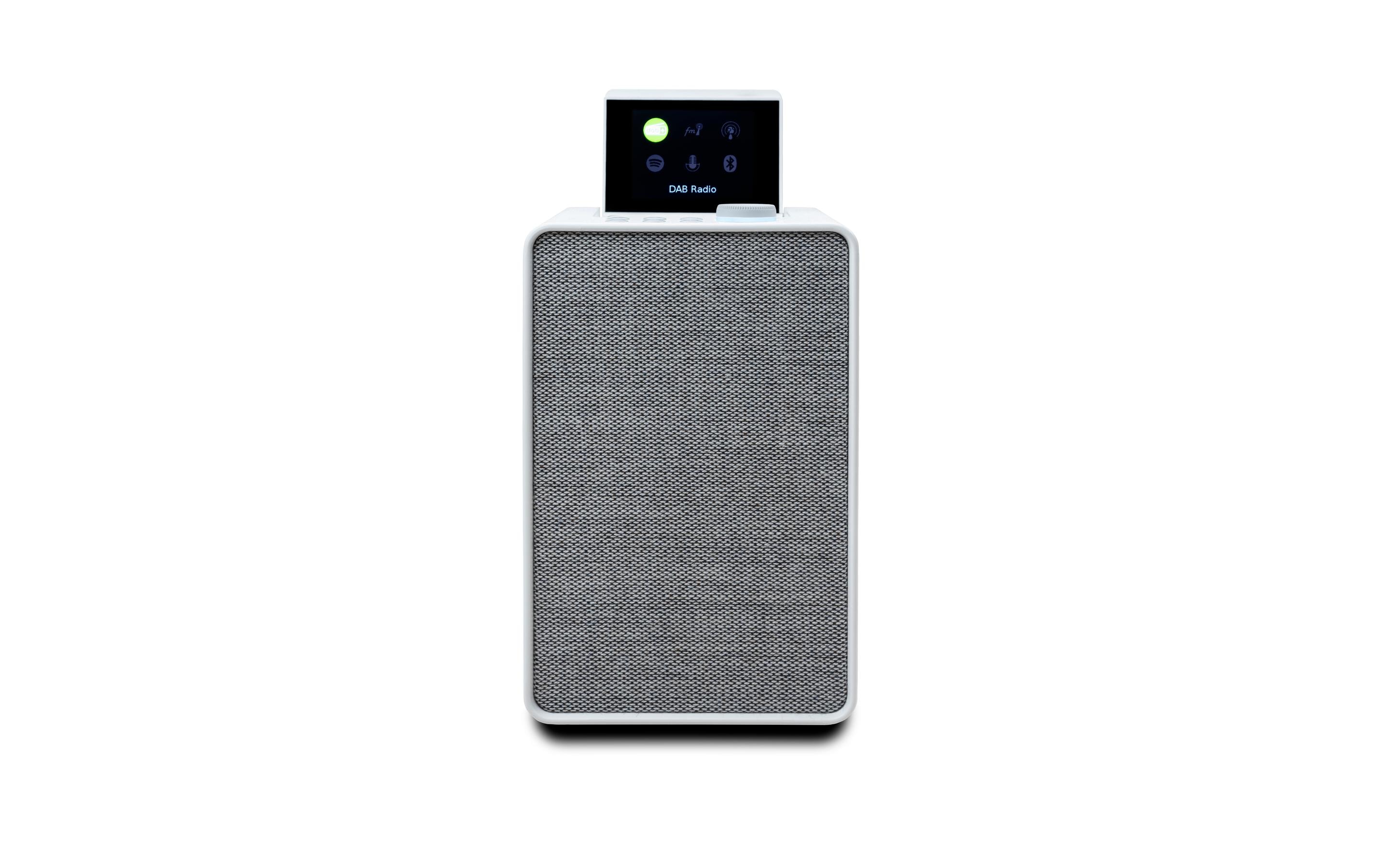Internet Radio Evoke Spot Cotton White<br>Evoke Spot kompaktes Musiksystem in Cotton White