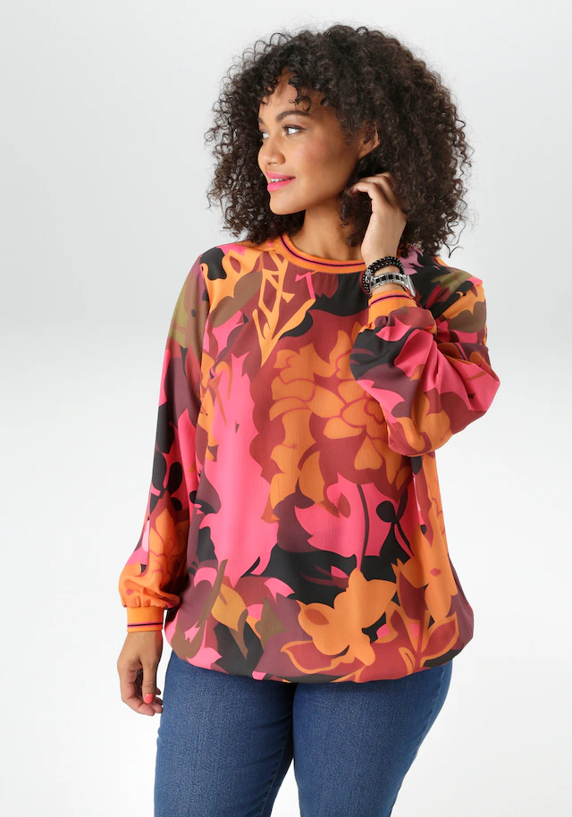 Aniston PLUS Shirtbluse , in Knallfarben - NEUE KOLLEKTION