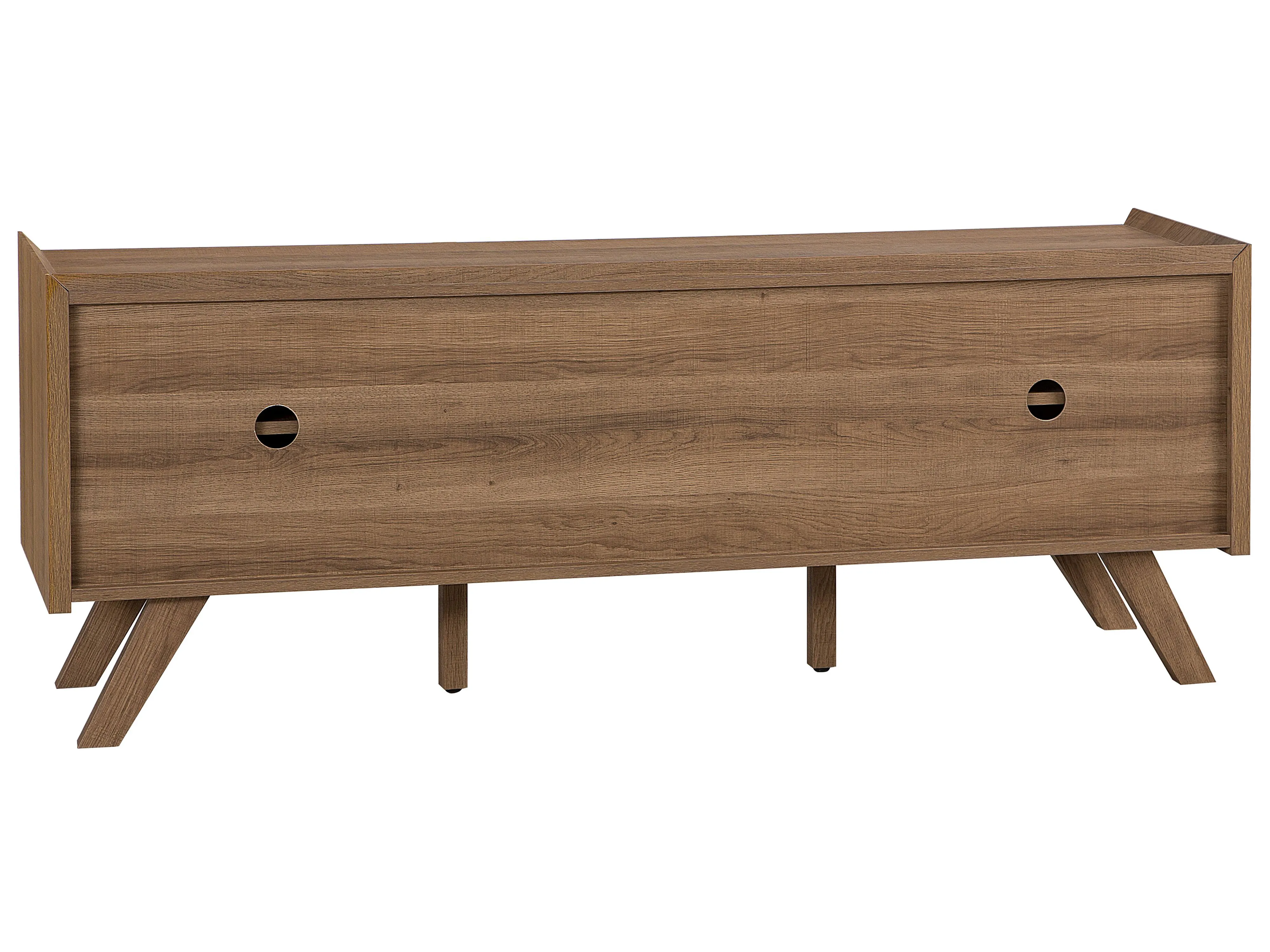 TV-meubel ACTON Bruin/wit