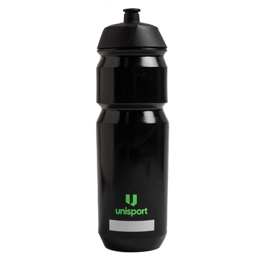 Unisport Bio Bouteille 750 ml - Noir/Vert/Blanc
