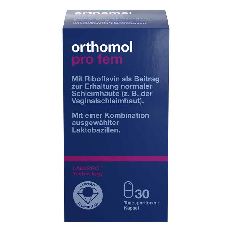 Orthomol pro fem Kapseln, 30 St