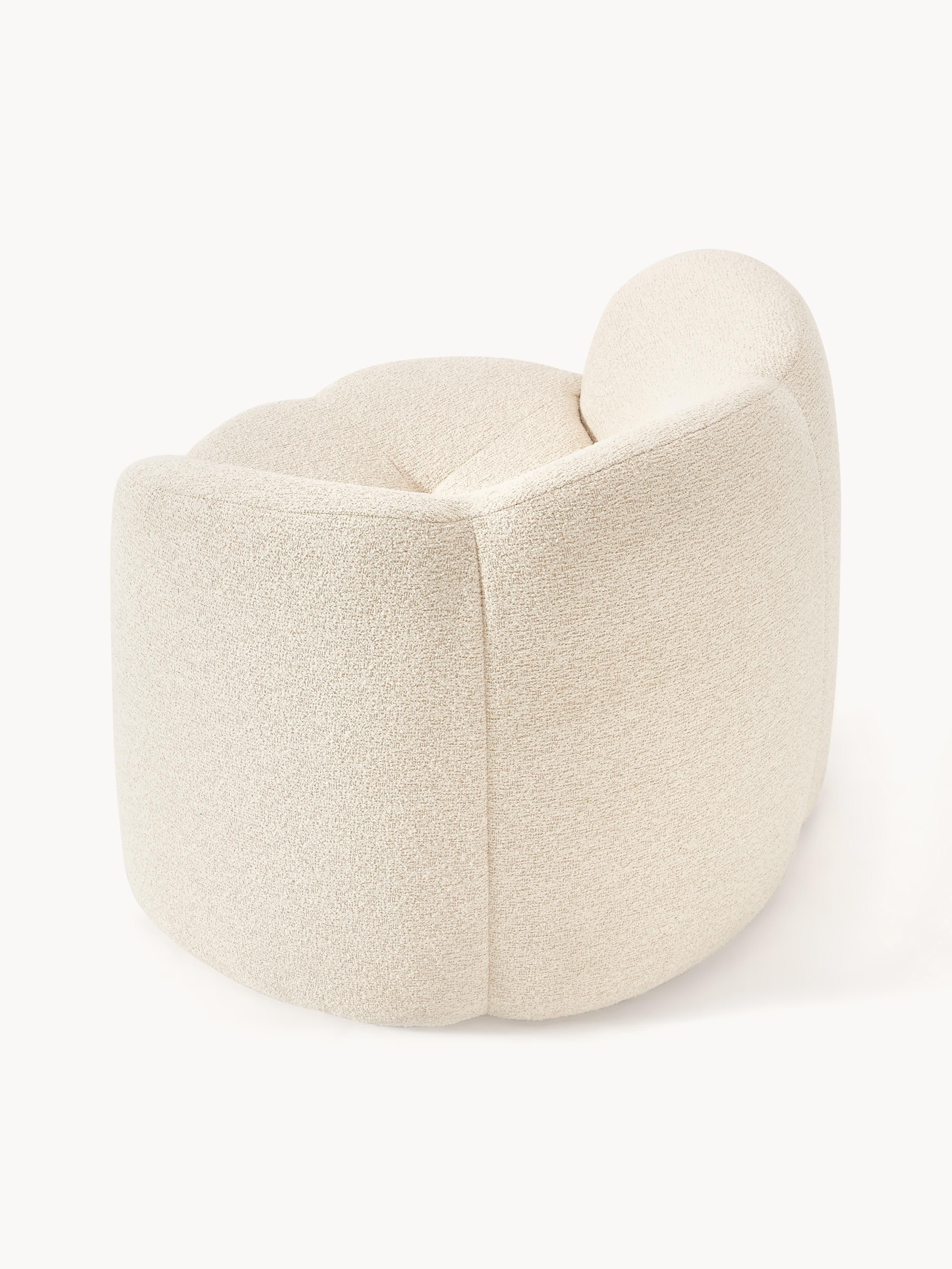 Bouclé loungefauteuil Fleur