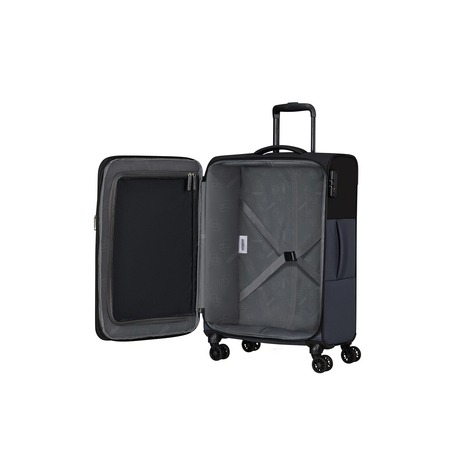 American Tourister Daring Dash Spinner M EXP black/grey