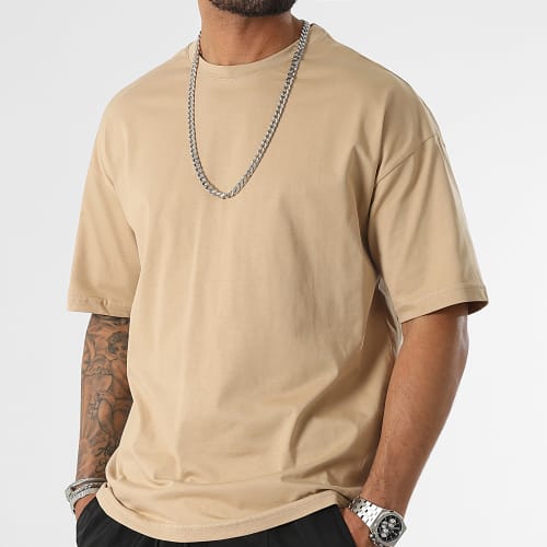 Tee Shirt Oversize Large 2221 Beige