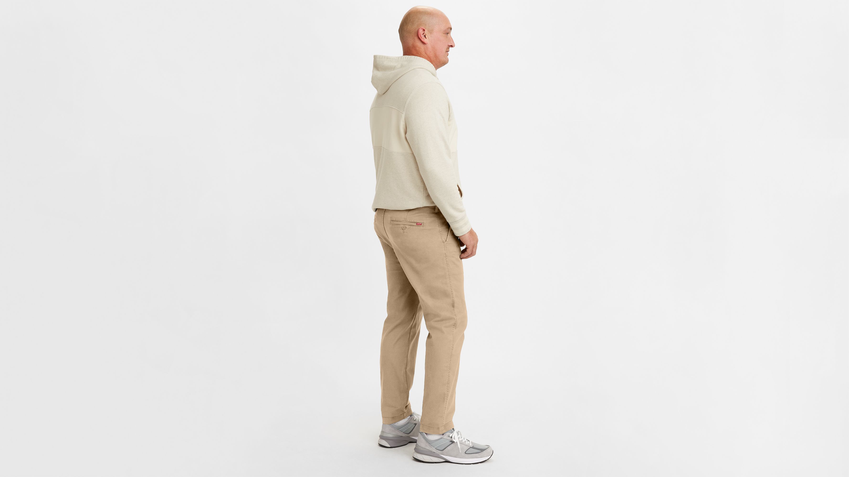 Pantalon XX Chino Standard fuselé (grandes tailles) - True Chino Stretch Twill - Neutral