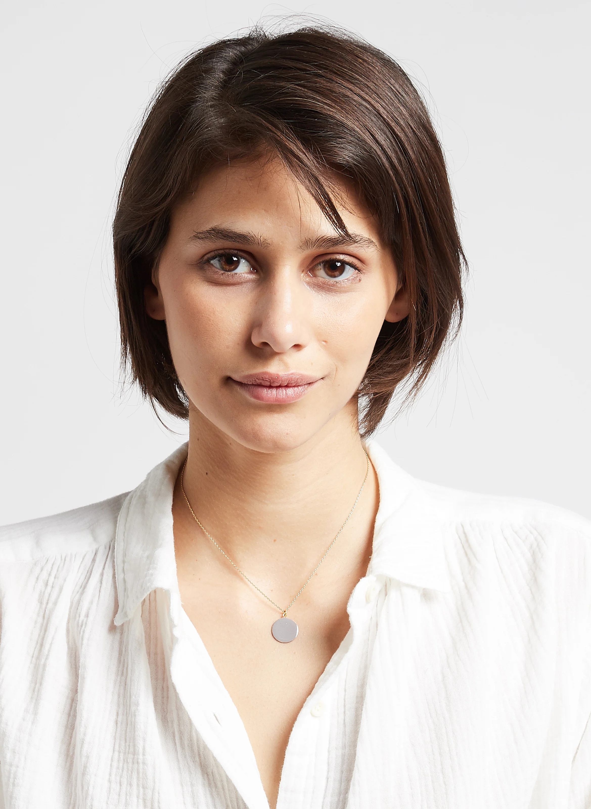 INDIEN - Collier en plaqué or | Gris
