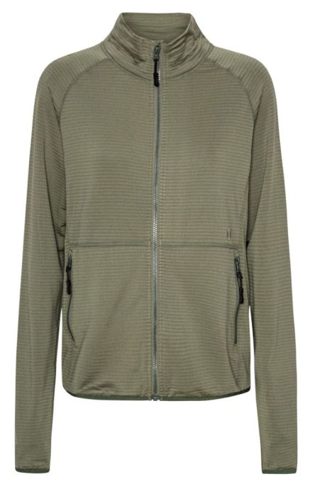 Vättern Grid Cardigan Men herrefleece